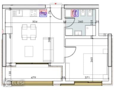 Apartament 1+1 në shitje, Rruga Hoxha Tahsim — foto 2