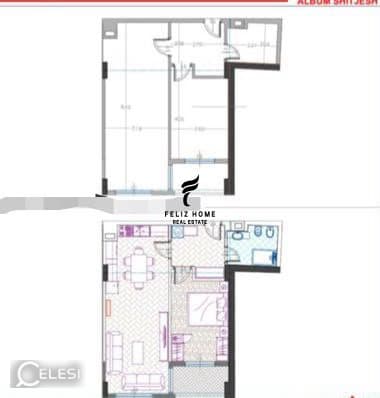 Apartament 1+1 në shitje, STACIONI I TRENIT — foto 2