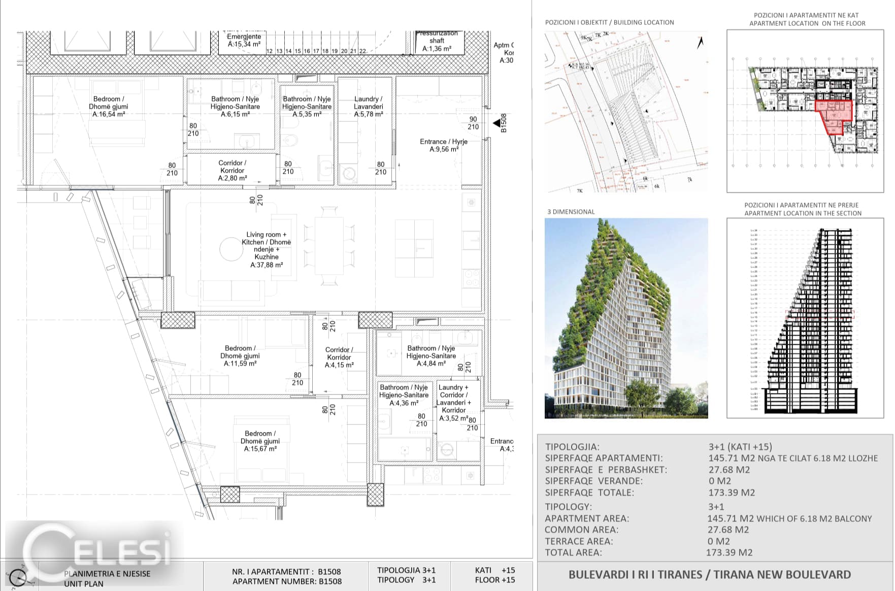 Apartament në shitje, New Boulevard Tower — foto 2