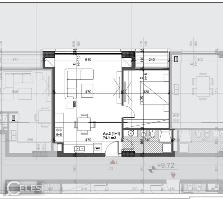 Apartament 1+1 në shitje, BULEVARDI I RI — foto 2