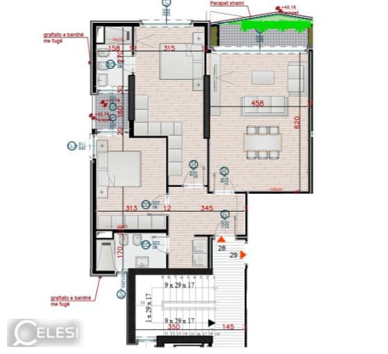 Apartament 2+1 në shitje, rruga e kosovareve — foto 2