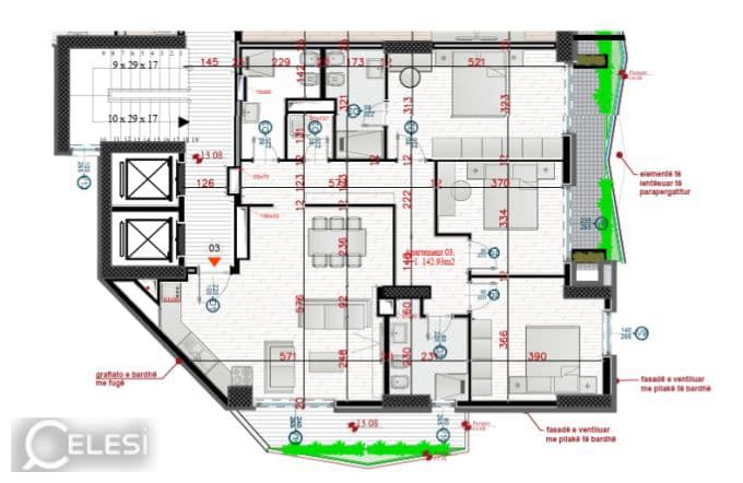 Apartament 3+1 e më shumë në shitje, rruga e kosovareve — foto 2