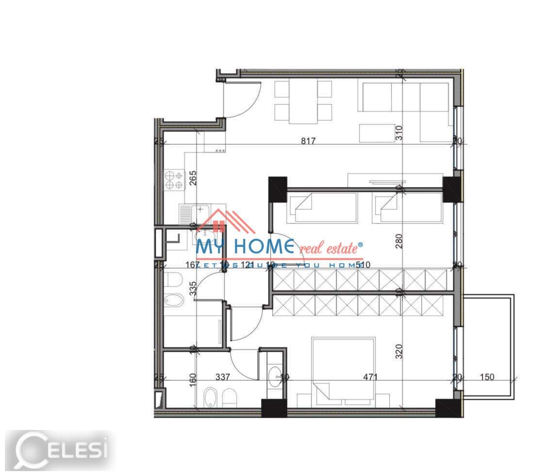 Apartament në shitje, Kompleksi Aluna — foto 2