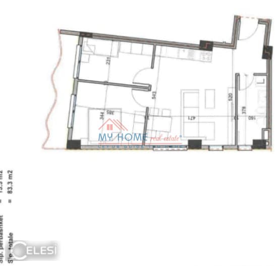 Apartament 2+1 në shitje, Paskuqan — foto 2