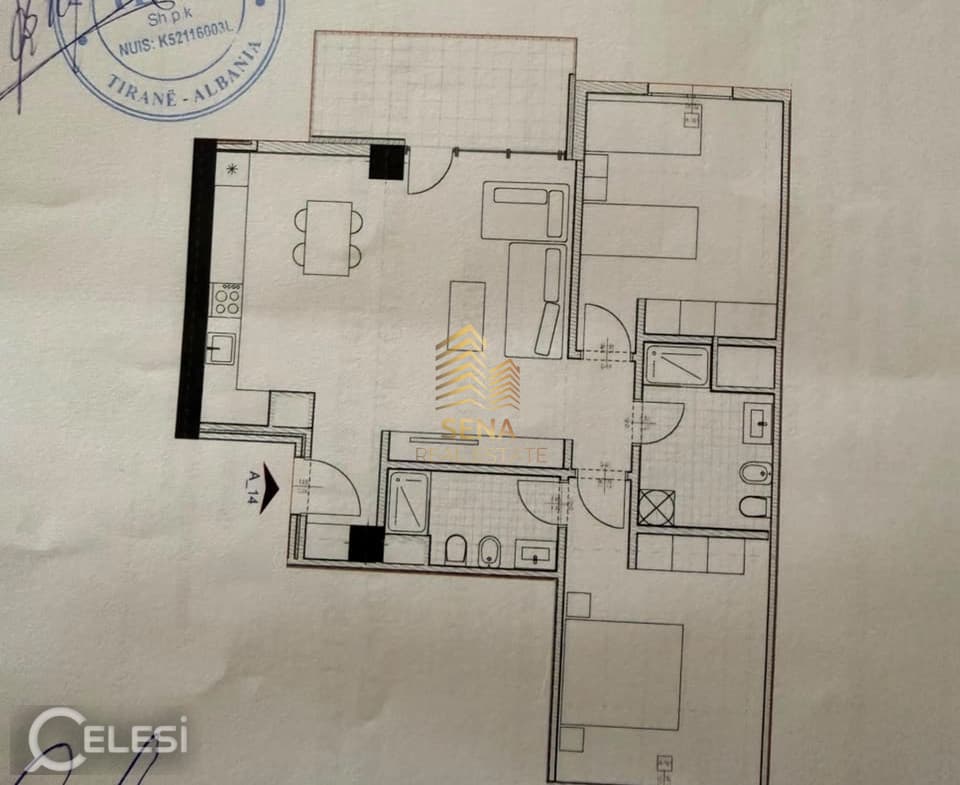Apartament 2+1 në shitje, Rruga Sokrat Miho — foto 2