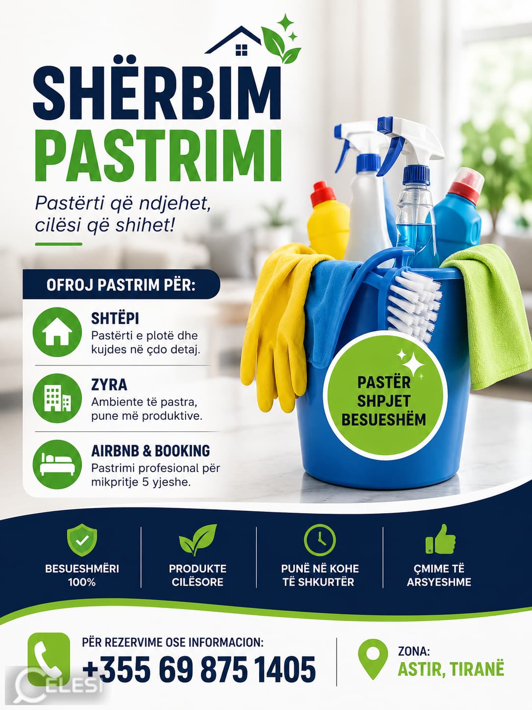 🧹 Ofroj shërbim pastrimi profesional!